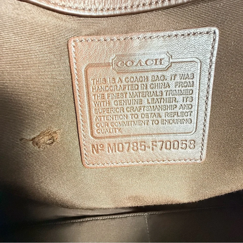 Coach Hudson Commuter Briefcase | C Signature Canvas & Leather | Laptop Bag - Picture 13 of 13